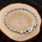 Bracelet Vajra Mantra Homme en Argent S925 - Vignette | Steampunk Store