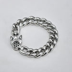 Bracelet Cubain Fleur de Cerisier en Argent S925 - Vignette | Steampunk Store