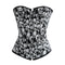 Corset Tête de Mort - overbust garni de crânes