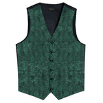 Gilet Jacquard Vert Émeraude Homme - Vignette | Steampunk Store