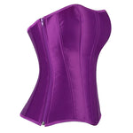 Damen-Korsett aus einfarbigem Satin – 5 Farben - Vignette | Steampunk Store