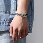 Bracelet Mantra Porte-Bonheur en Argent S925 - Vignette | Steampunk Store