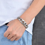 Bracelet Mantra Porte-Bonheur en Argent S925 - Vignette | Steampunk Store