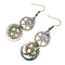 Steampunk earrings<br> Chains &amp; Cogs