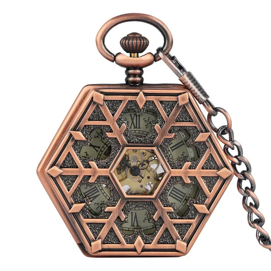 Women's Hexagonal Watch - Romantic Pocket Watch