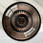 Horloge Engrenages Bronze - Cadran Steampunk - Vignette | Steampunk Store