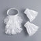 Damen Viktorianisches Jabot Set - Abnehmbarer Kragen und Manschetten