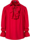 Men's Victorian Poet Shirt - Ruffled Cuffs