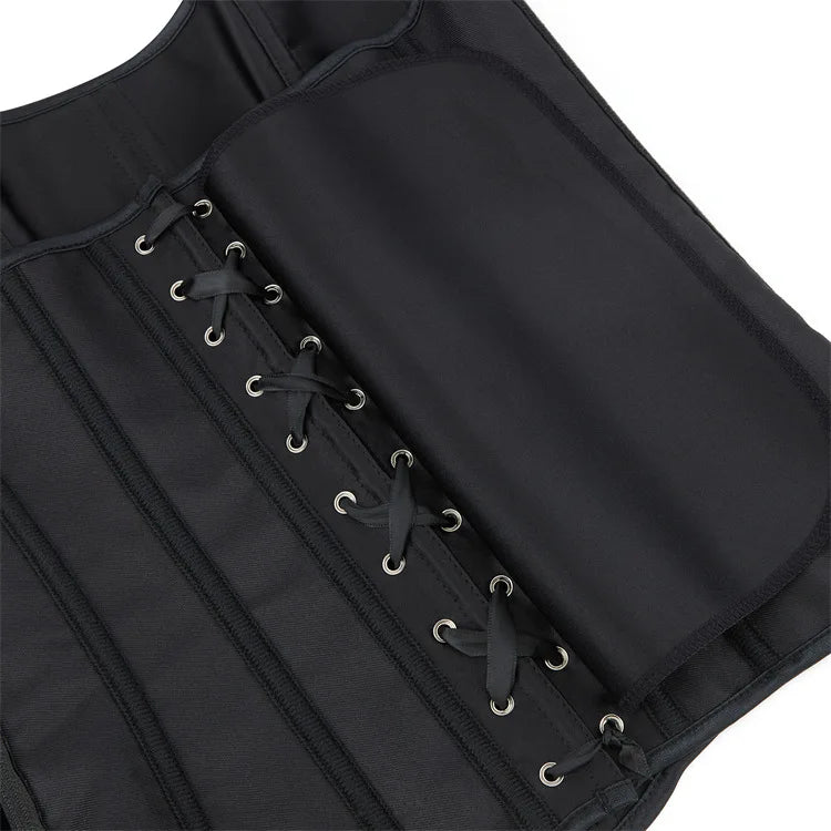 Damen-Korsett aus einfarbigem Satin – 5 Farben - Detail 17