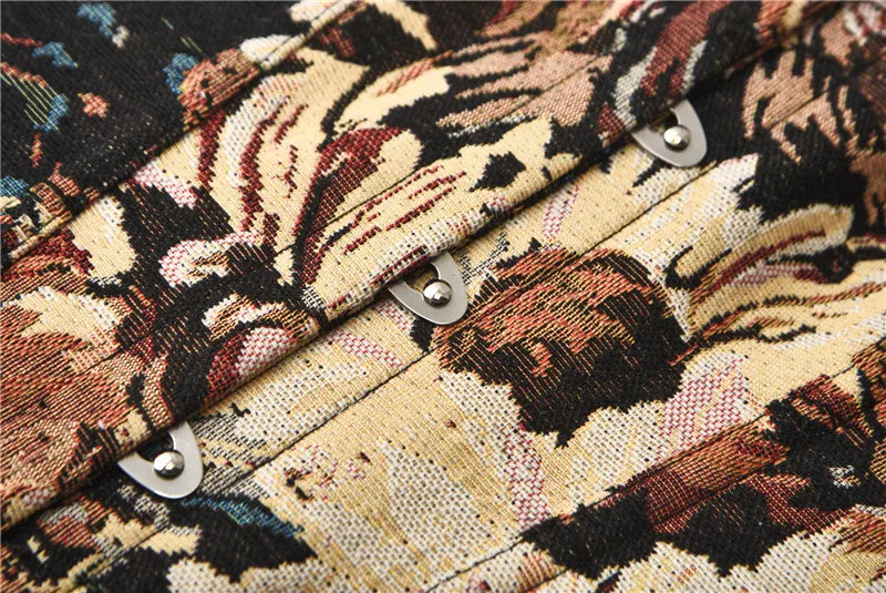 Vintage bloemenkorset in grote maten - detail 7