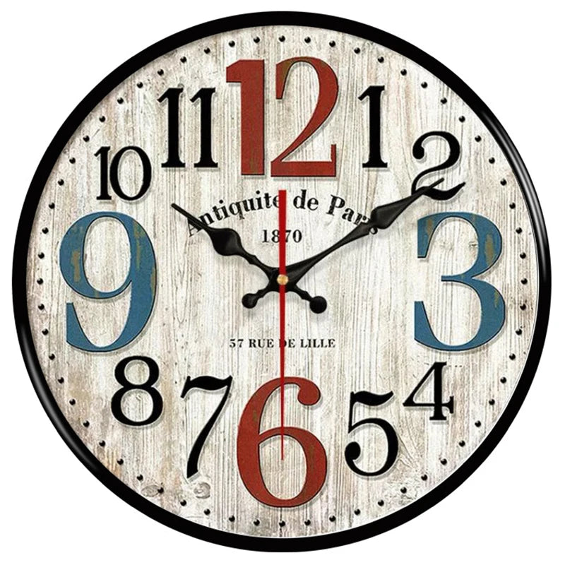 Horloge Murale Vintage Européenne 30 cm - détail du cadran 18