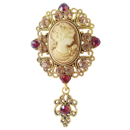 Steampunk brooch<br> Victoria