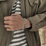 Bracelet Cubain Fleur de Cerisier en Argent S925 - Vignette | Steampunk Store