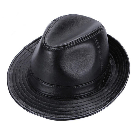 Chapeau Cowboy en Cuir de Mouton, style western urbain
