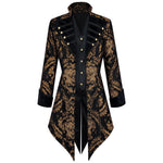 Redingote Brocart Homme - Style Militaire Gothique - Vignette | Steampunk Store