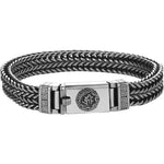Bracelet Lion Tressé Homme en Argent S925 - Vignette | Steampunk Store
