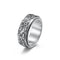 Bague Rotative Homme - Anneau Punk Gravé