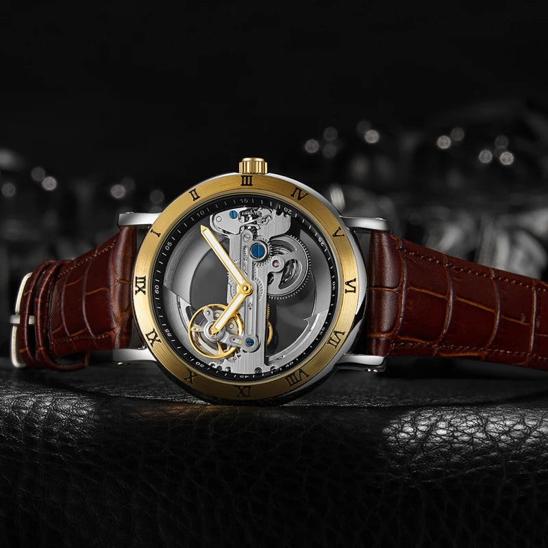 Montre Squelette Homme Transparente à Ponts Ajourés - vue 6