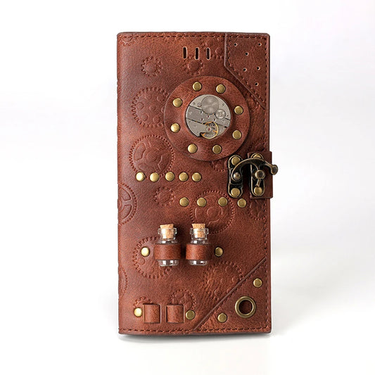 Portefeuille long vintage - Steampunk Style