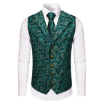 Gilet Paisley Homme à Revers - Dandy Victorien - Vignette | Steampunk Store