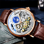 Reloj Esqueleto para Hombre con Motivo Celeste - Vignette | Steampunk Store