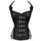 Espartilho Steampunk Halter em Pele Sintética - detalhe 17