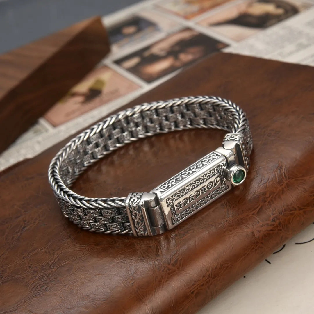 Bracelet Forever Homme en Argent S925 - détail du motif 2