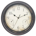 Horloge Extérieure Vintage avec Thermomètre - Vignette | Steampunk Store