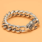 Bracelet Cubain Fleur de Cerisier en Argent S925 - Vignette | Steampunk Store