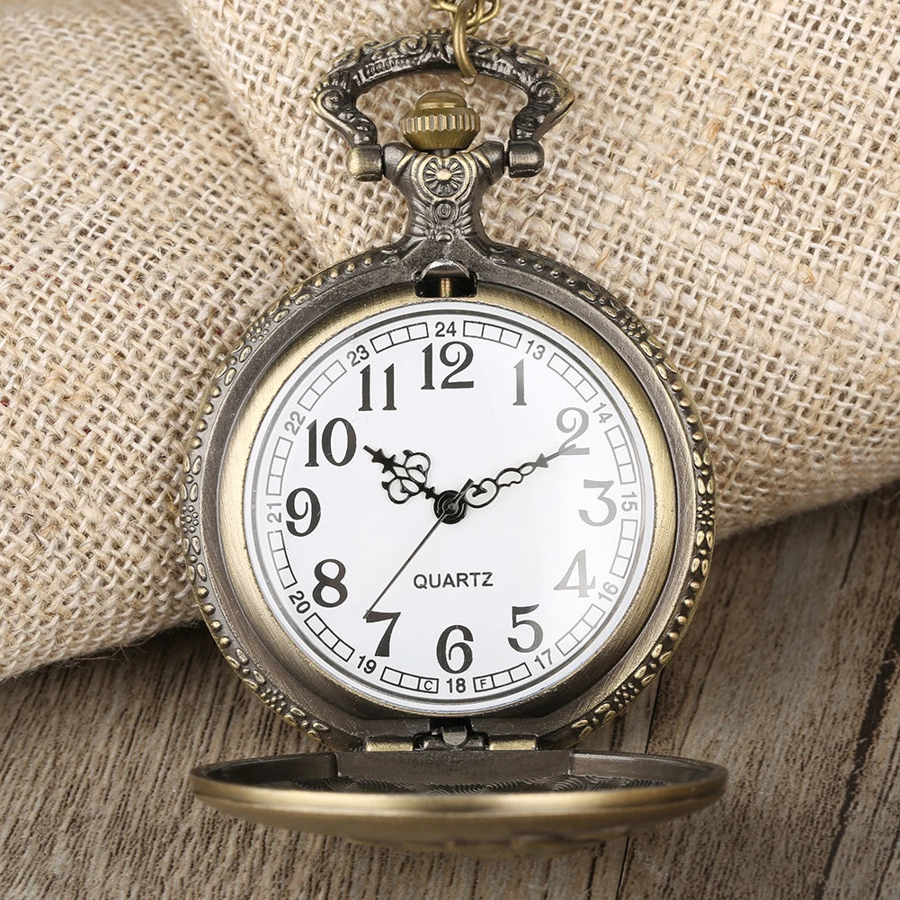 Montre à gousset cheval vintage en bronze — Stallion - Photo 8