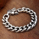 Bracelet Cubain Fleur de Cerisier en Argent S925 - Vignette | Steampunk Store