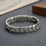 Bracelet Vigne Homme en Argent S925 - Vignette | Steampunk Store