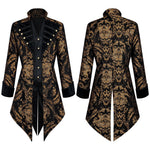 Redingote Brocart Homme - Style Militaire Gothique - Vignette | Steampunk Store