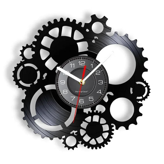 Steampunk clock<br> Black Vinyl