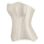 Damen-Korsett aus einfarbigem Satin – 5 Farben - Vignette | Steampunk Store