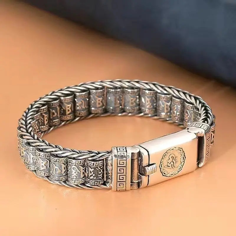 Bracelet Pixiu Homme en Argent S925 - vue de profil 22