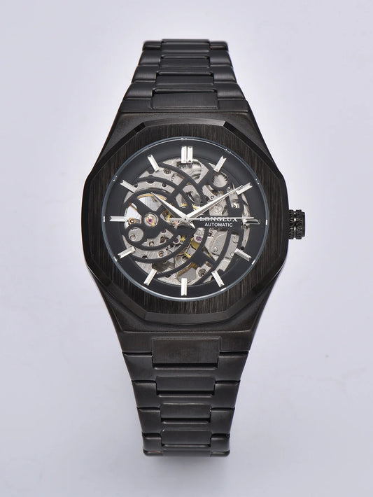 Montre Mécanique Squelette Homme – Archibal | acier inoxydable et cadran ajouré