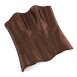 Damen-Korsett aus einfarbigem Satin – 5 Farben - Vignette | Steampunk Store