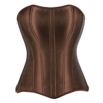 Damen-Korsett aus einfarbigem Satin – 5 Farben - Vignette | Steampunk Store