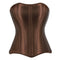 Damen-Korsett aus einfarbigem Satin – 5 Farben - Detail 47