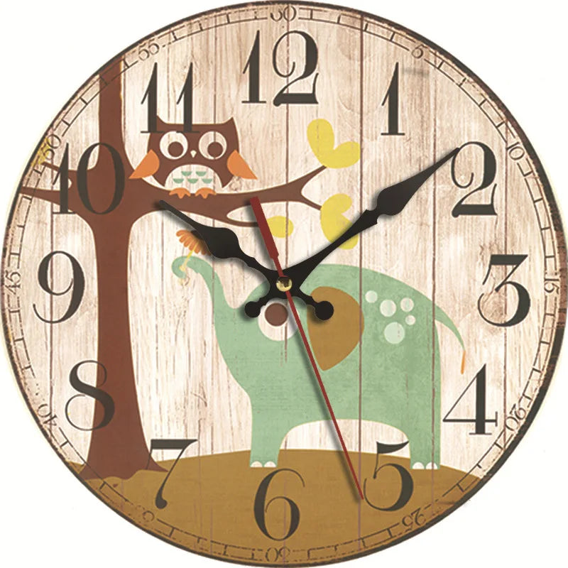 Horloge Murale Vintage Européenne 30 cm - vue murale 11