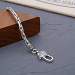Bracelet Vajra Mantra Homme en Argent S925 - Vignette | Steampunk Store