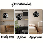 Horloge Vinyle Piano - Notes de Musique - Vignette | Steampunk Store