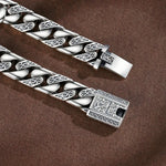 Bracelet Vigne Homme en Argent S925 - Vignette | Steampunk Store