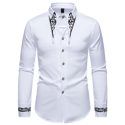 Chemise Steampunk Brodée
