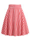 Steampunk skirt<br> White Stripes