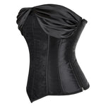 Corset Victorien Satin et Dentelle - 4 Couleurs - Vignette | Steampunk Store
