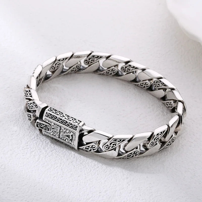 Bracelet Vigne Homme en Argent S925 - présentation du modèle 16