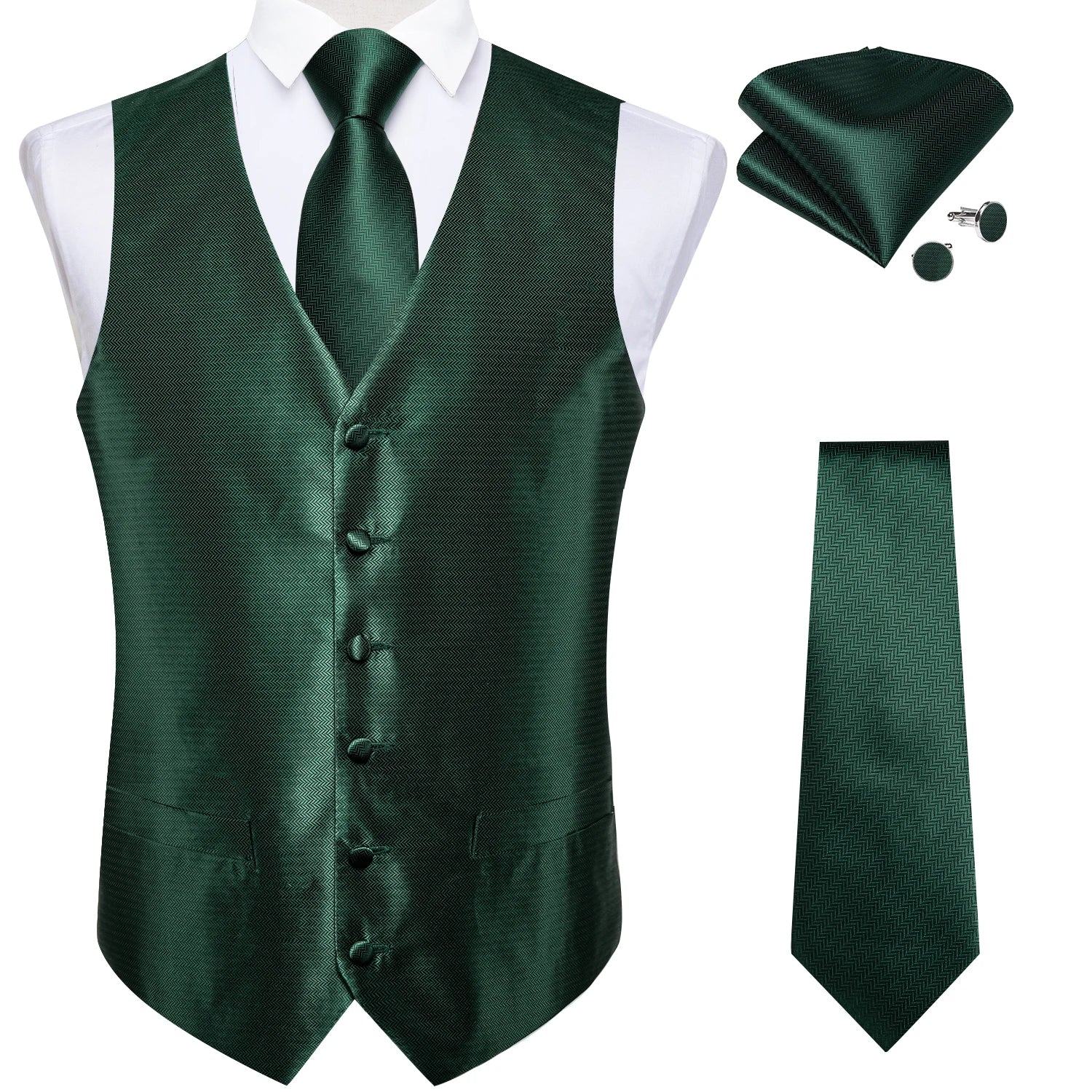 Gilet Paisley Homme - Jacquard Coloré - détail 20