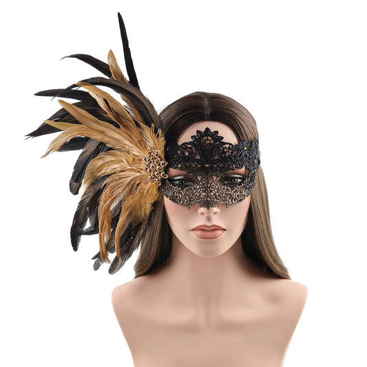 Masque à plumes - Belle Epoque